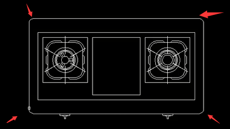 CAD怎么繪制圓角 CAD怎么繪制圓角